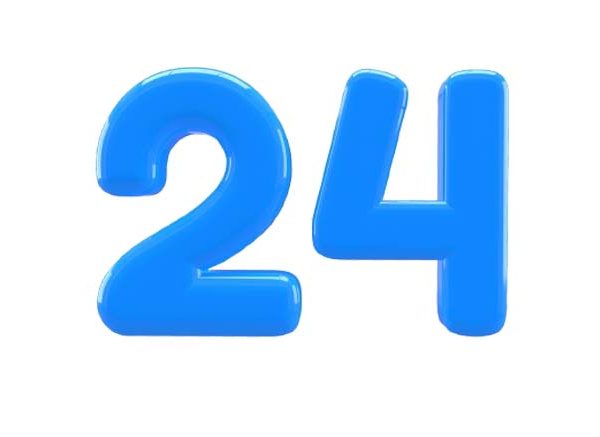 How to Write 24 in Words and 24th in English