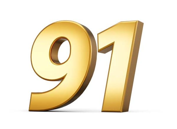How to Write 91 in Words