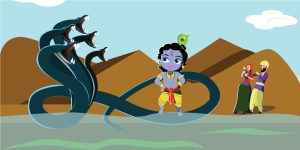Kaliya Daman – Krishna and Kaliya Snake Story for Children with Moral