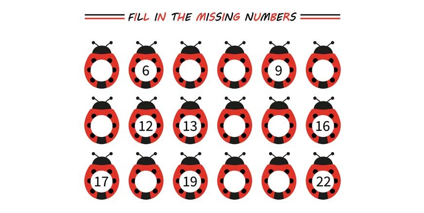 Missing Numbers For Preschooler And Kids To Improve Math Skills