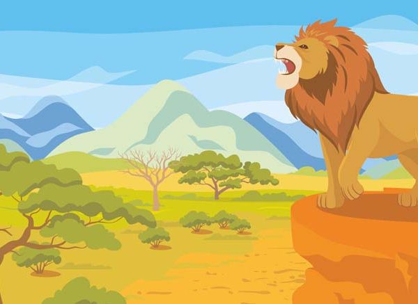 The Lion And The Cows Story For Children With Moral