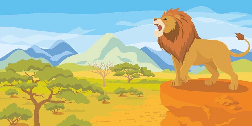 The Lion And The Cows Story For Children With Moral