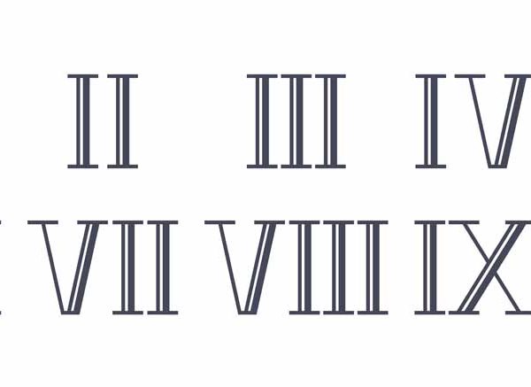 XXIV Roman Numerals XXIV in Numbers XXIV in Hindu Arabic Numerals