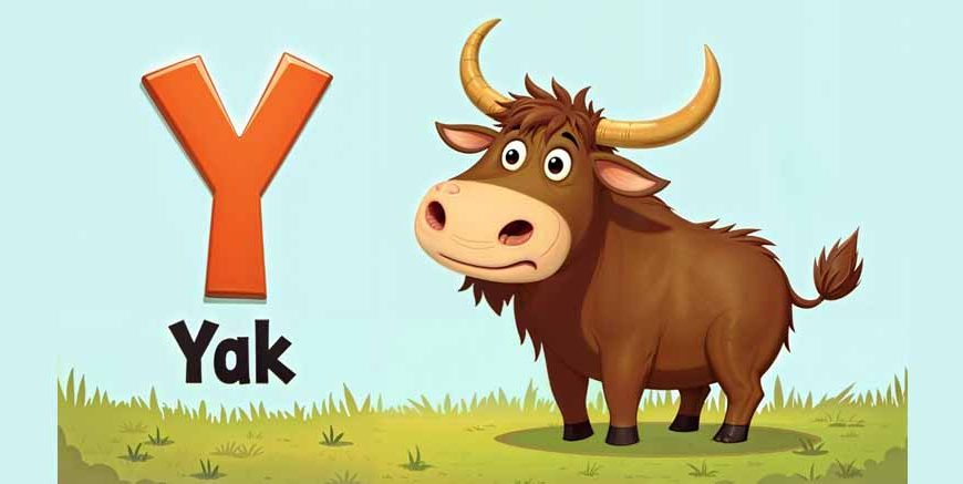 Teach Kids Names of Animals That Start With Letter Y