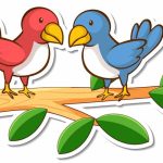 Two Little Dickie Birds Nursery Rhyme For Kids With Lyrics