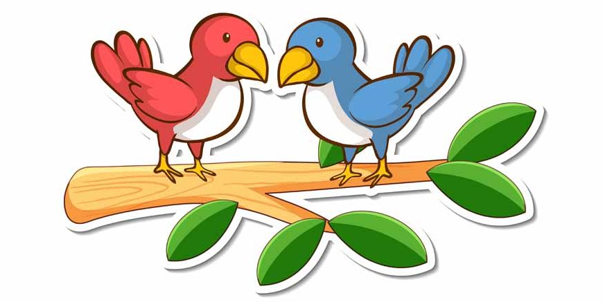 Two Little Dickie Birds Nursery Rhyme For Kids With Lyrics