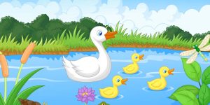 Goosey Goosey Gander Nursery Rhyme For Kids With Lyrics