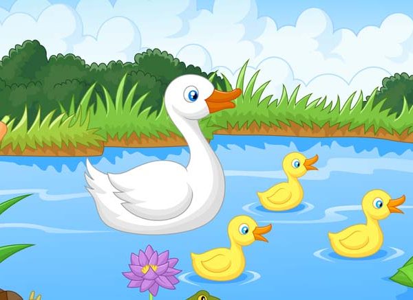 Goosey Goosey Gander Nursery Rhyme For Kids With Lyrics