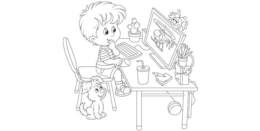 Teach Kids About Things That Are Black & White In Colour