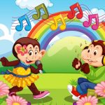 Round And Round The Garden Nursery Rhyme For Kids With Lyrics