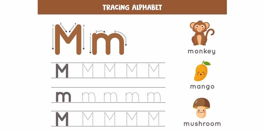 Teach Kids List of Animal Names That Start With Letter 'M'