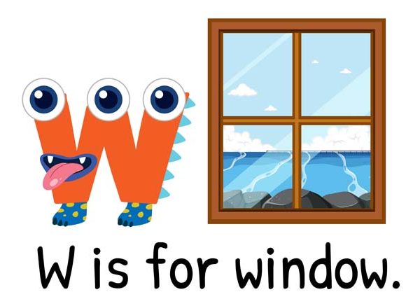 Words That Start With W - Learn W Words for Kids in English