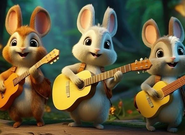 Little Bunny Foo Foo Nursery Rhyme For Kids With Lyrics