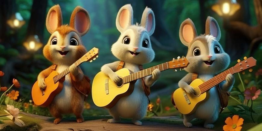 Little Bunny Foo Foo Nursery Rhyme For Kids With Lyrics